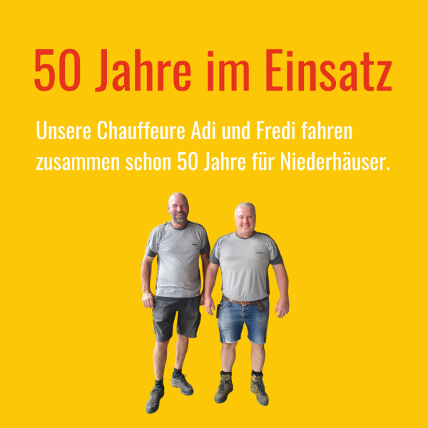 50 Jahre Adi und Fredi 50 Jahre Adi und Fredi
